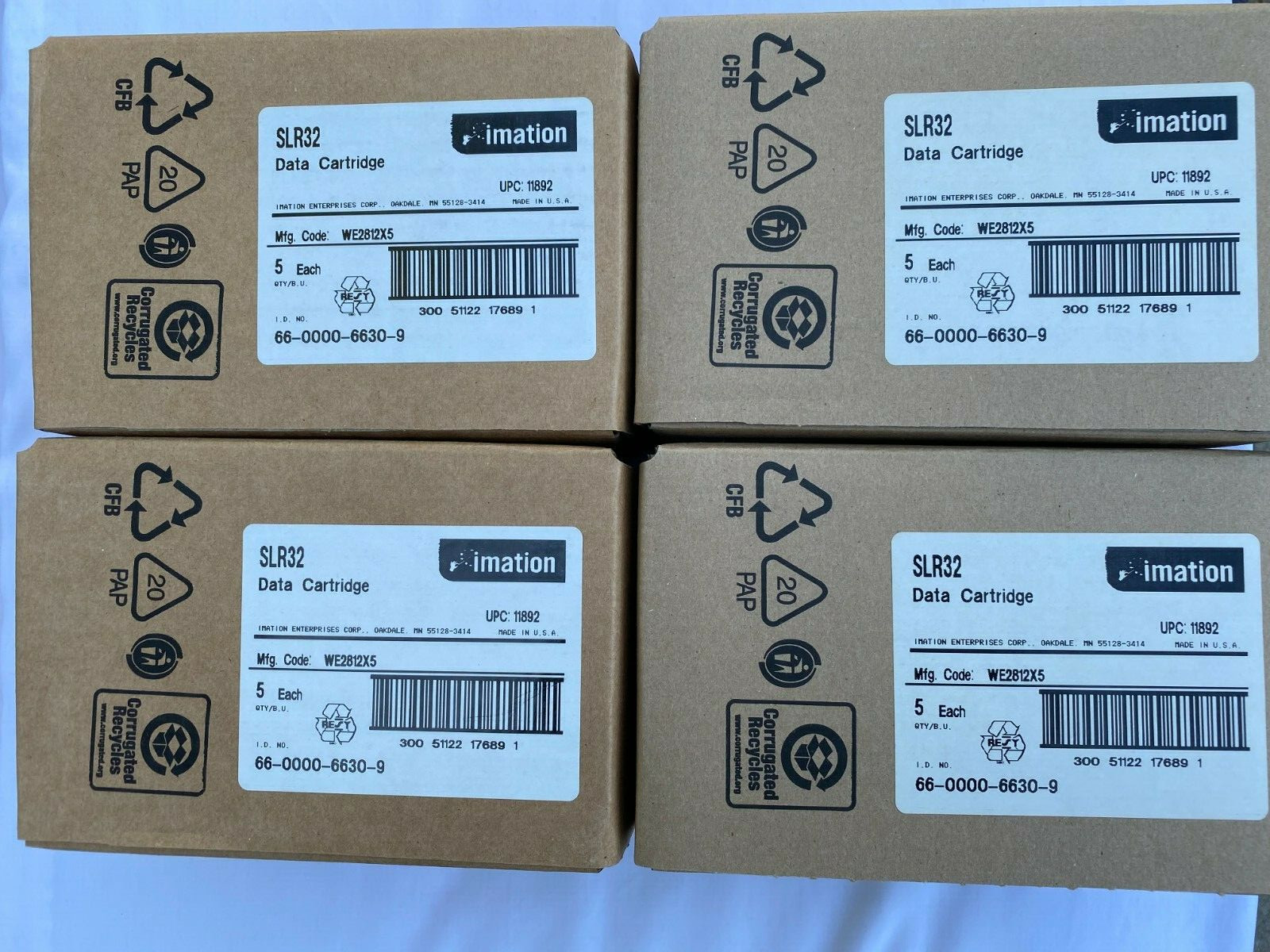 IMATION (20 pack) New  SLR32 16/32GB Data Tape Cartridges 11892. Fast shipping.