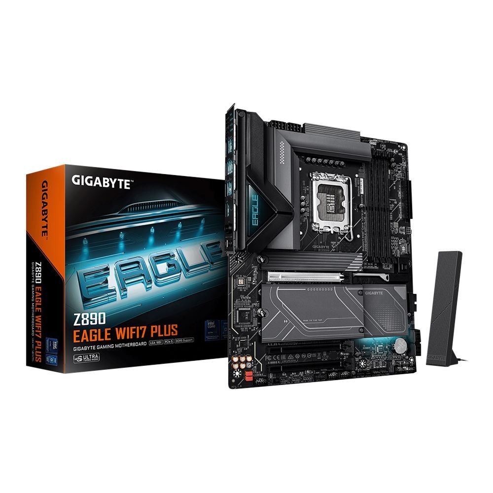 GIGABYTE Z890 Eagle WiFi7 Plus Intel Core Ultra LGA 1851 ATX Motherboard - NEW