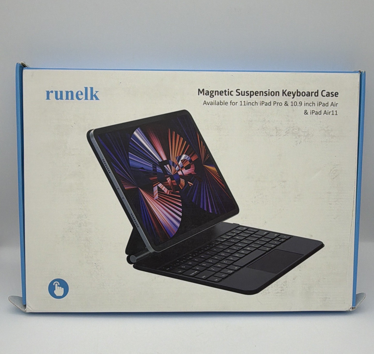 Runelk Magnetic Keyboard Case iPad Pro 11 iPad Air 10.9 11 NEW Open Box Touchpad