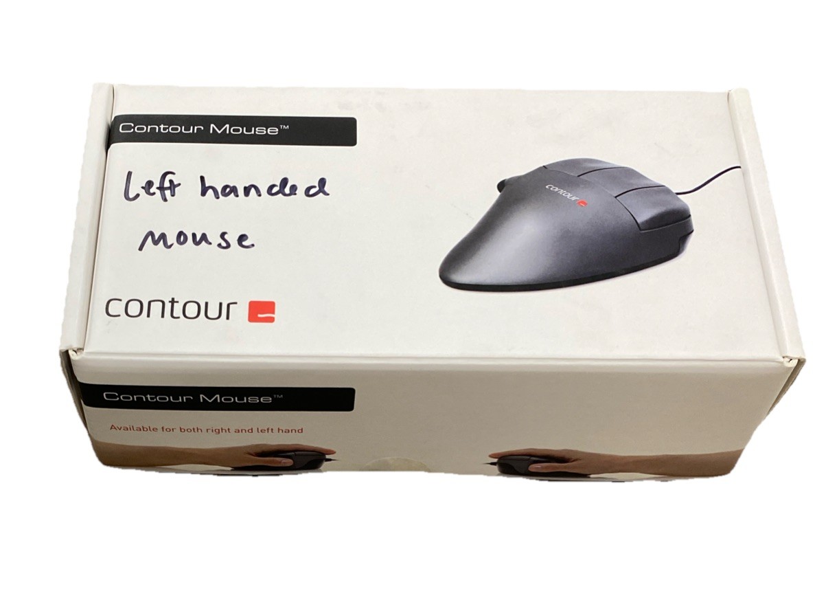 Contour Design Ergonomic LEFT Handed USB Wired Mouse CMO-GM-L-L