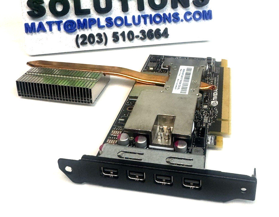 Nvidia Quadro P600 2GB 4x Mini DP Graphic Card for Lenovo P320 Tiny FRU 01MN287