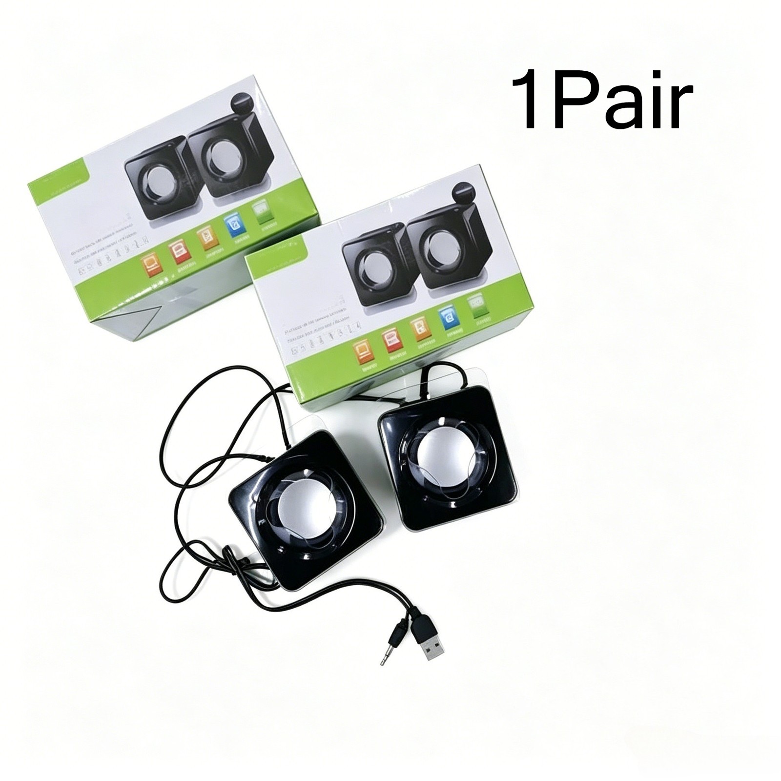 User Friendly Plug-and-Play Mini Audio Unit fits Daily Laptop and Home PC Setup