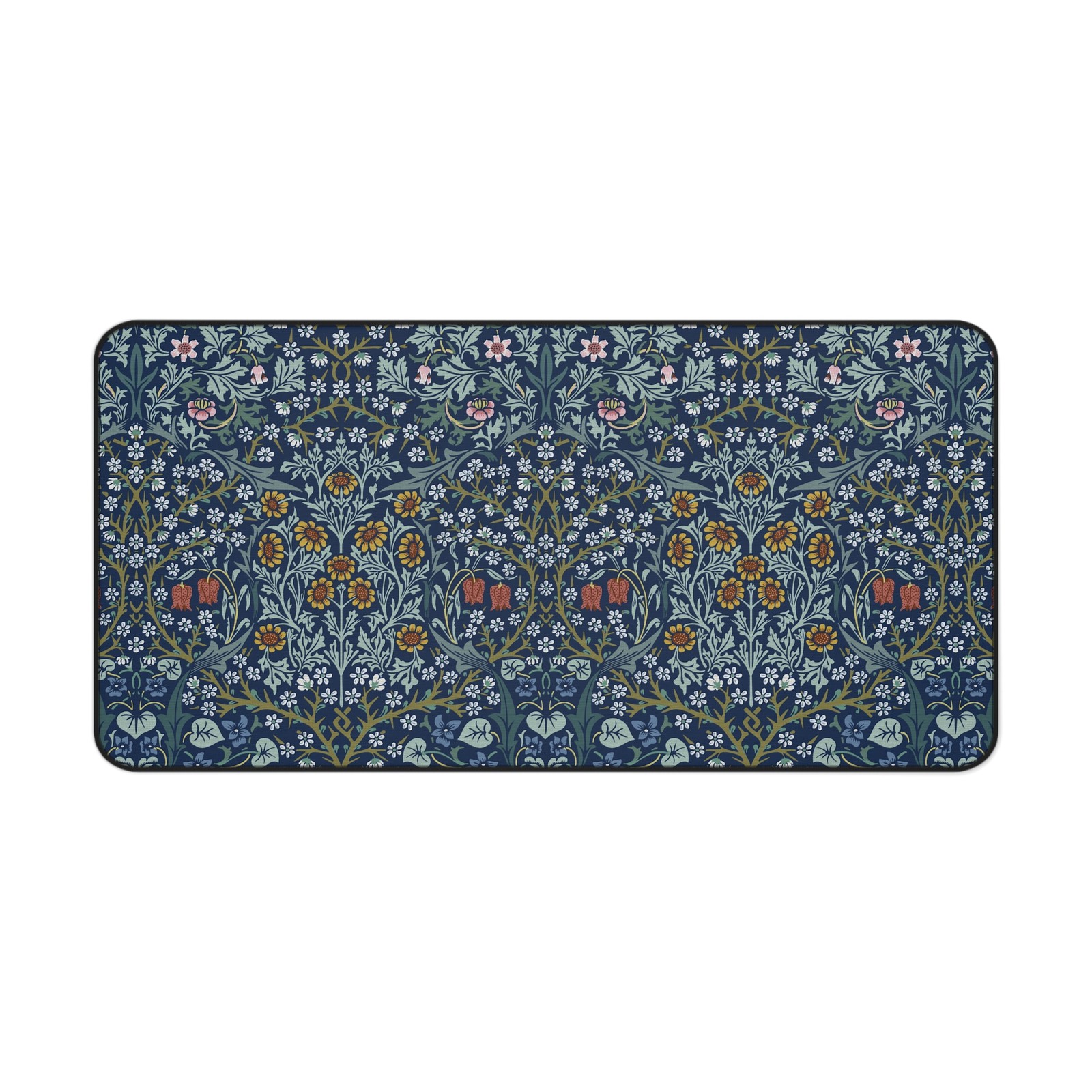 William Morris Desk Mat BLACKTHORN Victorian Botanical Mousepad 3 sizes