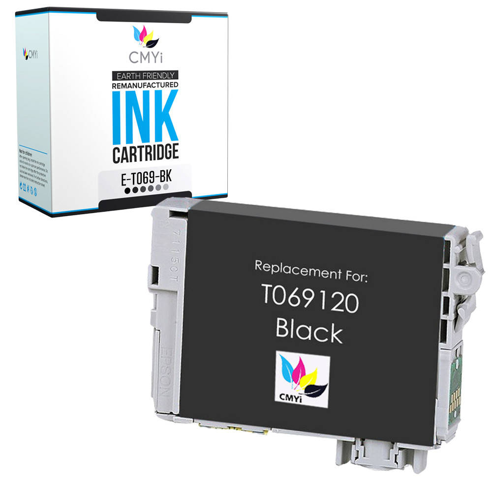 1-PK Compatible T069 Black Ink Cartridge for Epson Stylus CX5000 CX6000 CX7000F