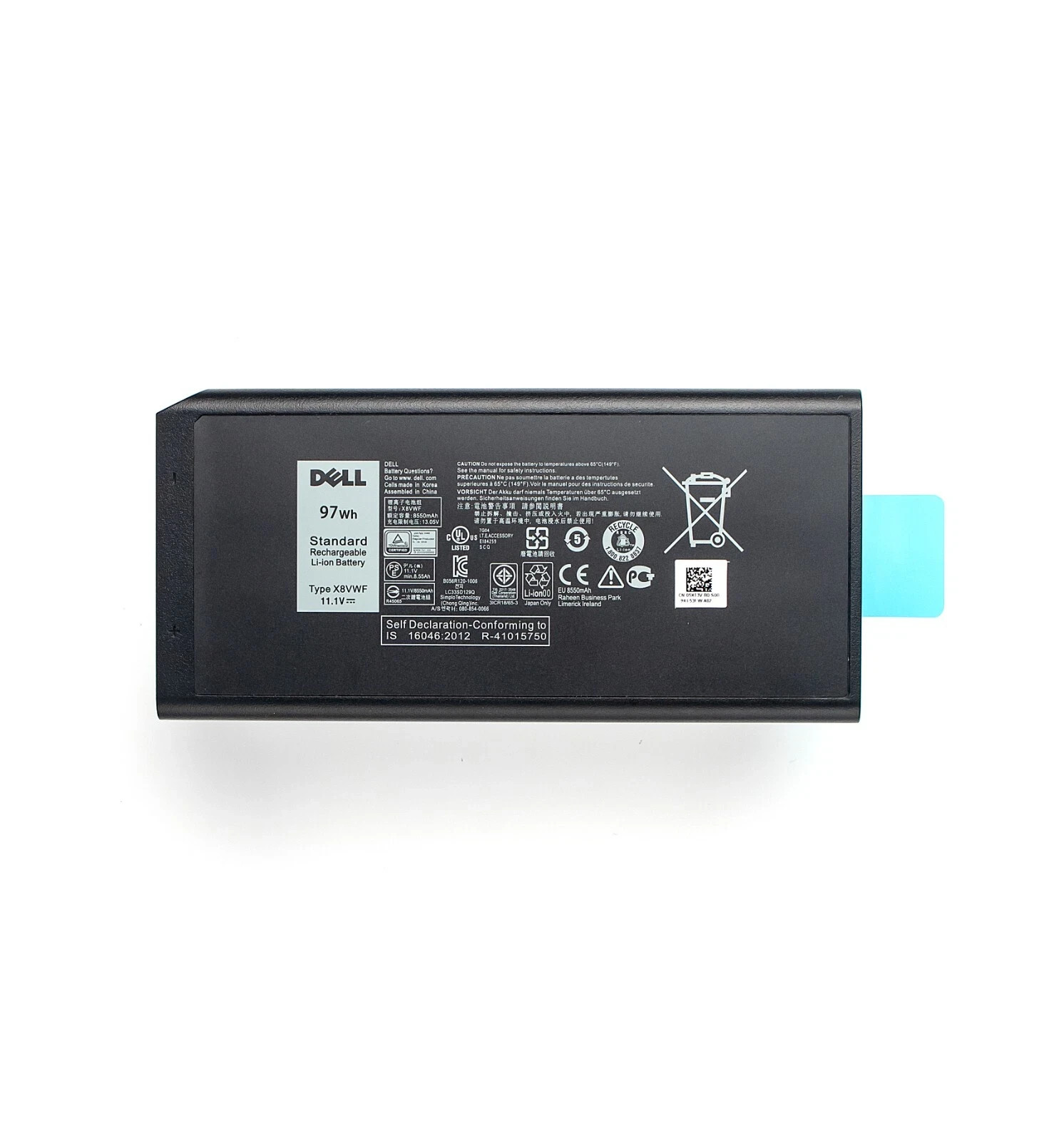 OEM Genuine X8VWF Battery For Dell Latitude 14 Rugged 5404 5414 E5404 7404 7414