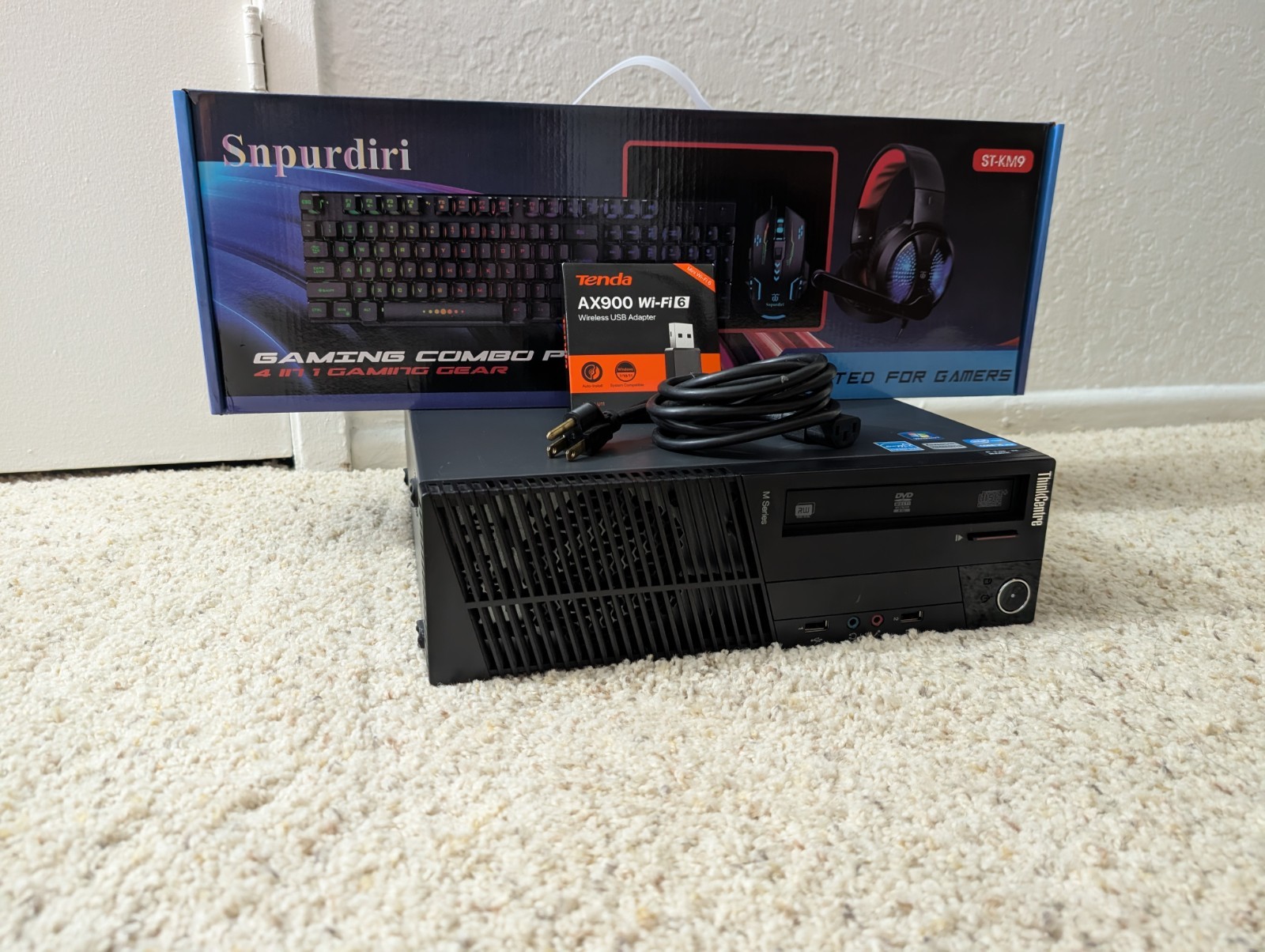 Lenovo ThinkCentre M Series M91p i5-2400 3.10GHz 8GB 120GB SSD DVD 4in1 Keyboard