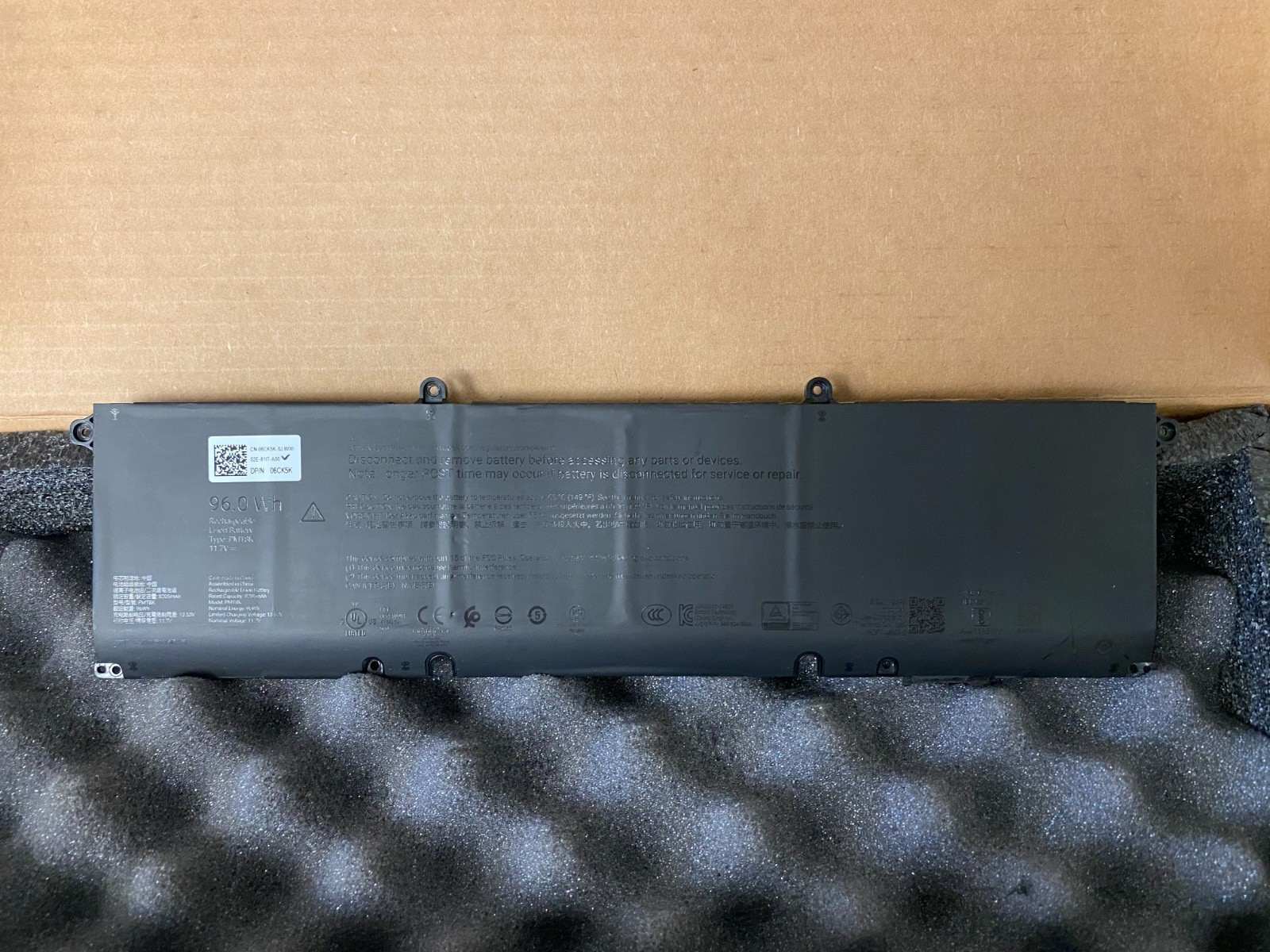 New Alienware 16 Area 51 18 Area 51 Pro Max 16 96Wh 6 Cell Laptop Battery PMT8K