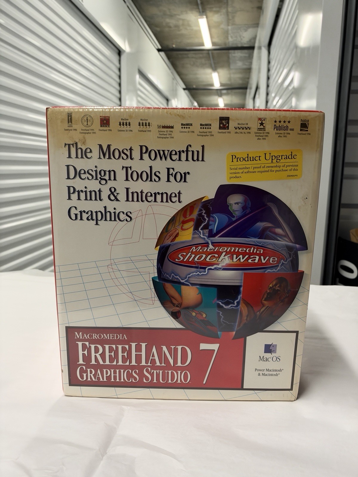Macromedia FreeHand Graphics Studio 7 Mac Upgrade 1996 Factory Sealed