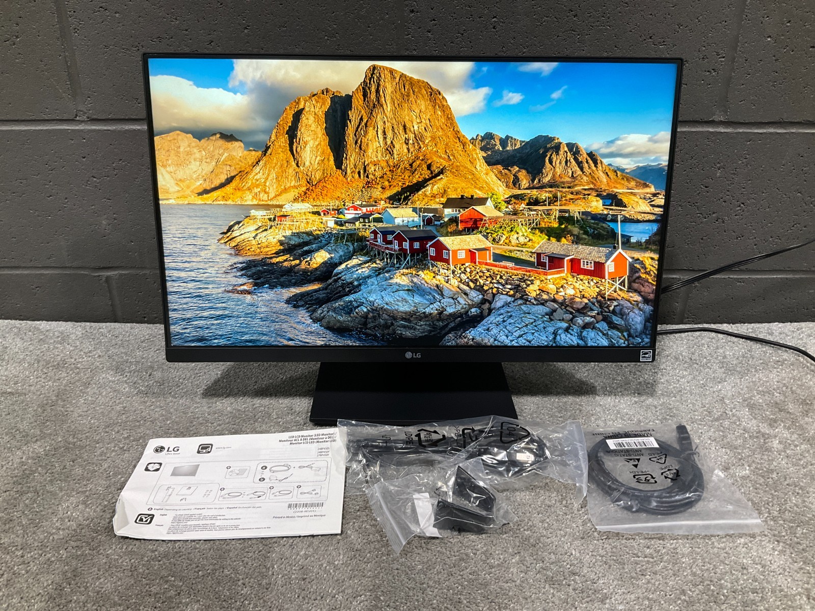 LG 23.8" LED LCD Monitor 1080p 24BP450Y-I ✅❤️️✅❤️️ OPEN BOX