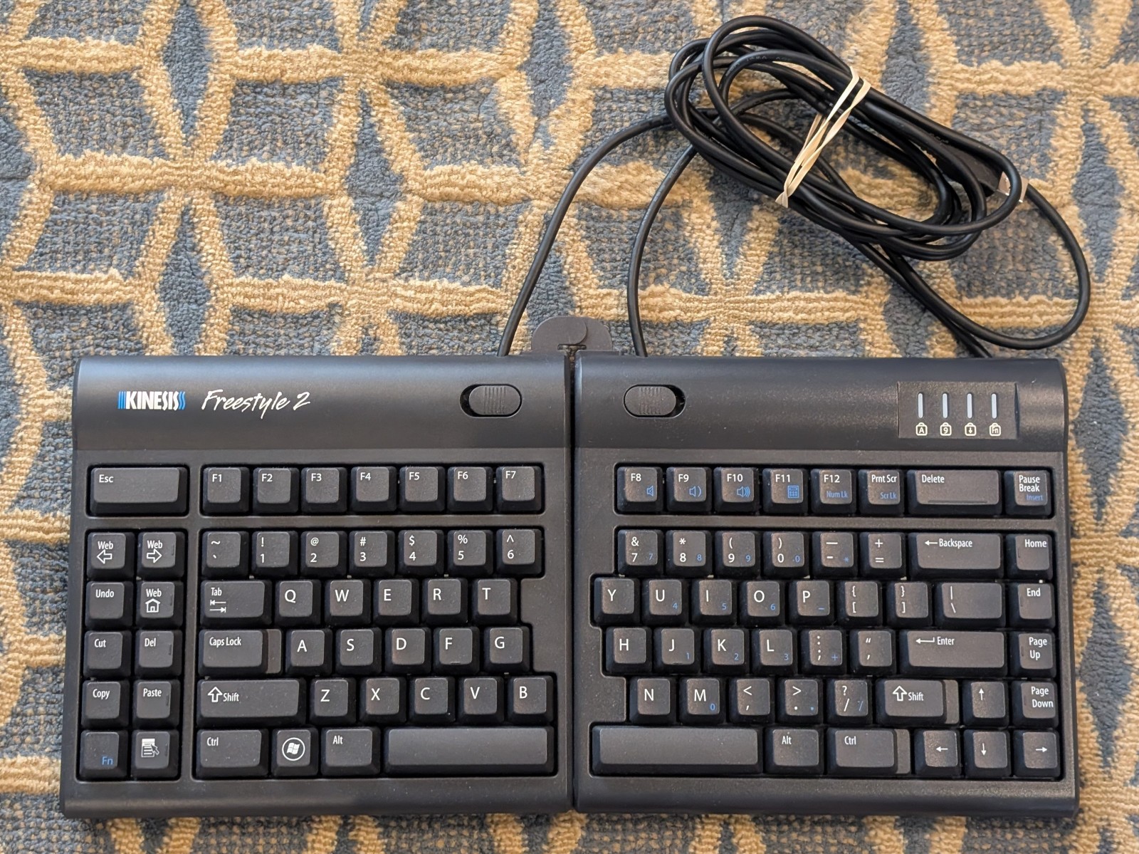 Kinesis Freestyle 2 KB800PB USB Ergonomic Keyboard