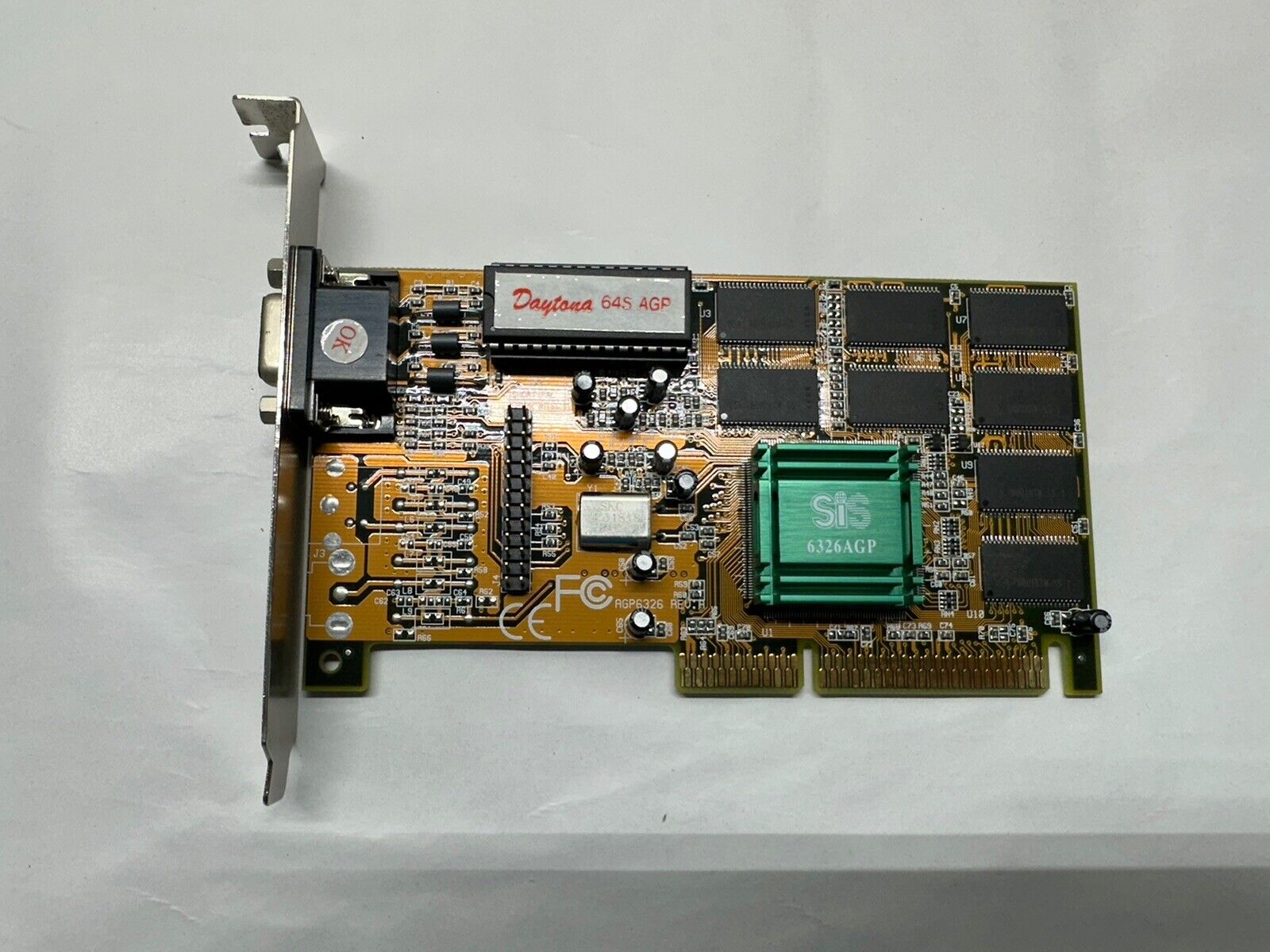 DAYTONA 64S SIS 6326 8MB AGP6326 AGP VGA Video Card