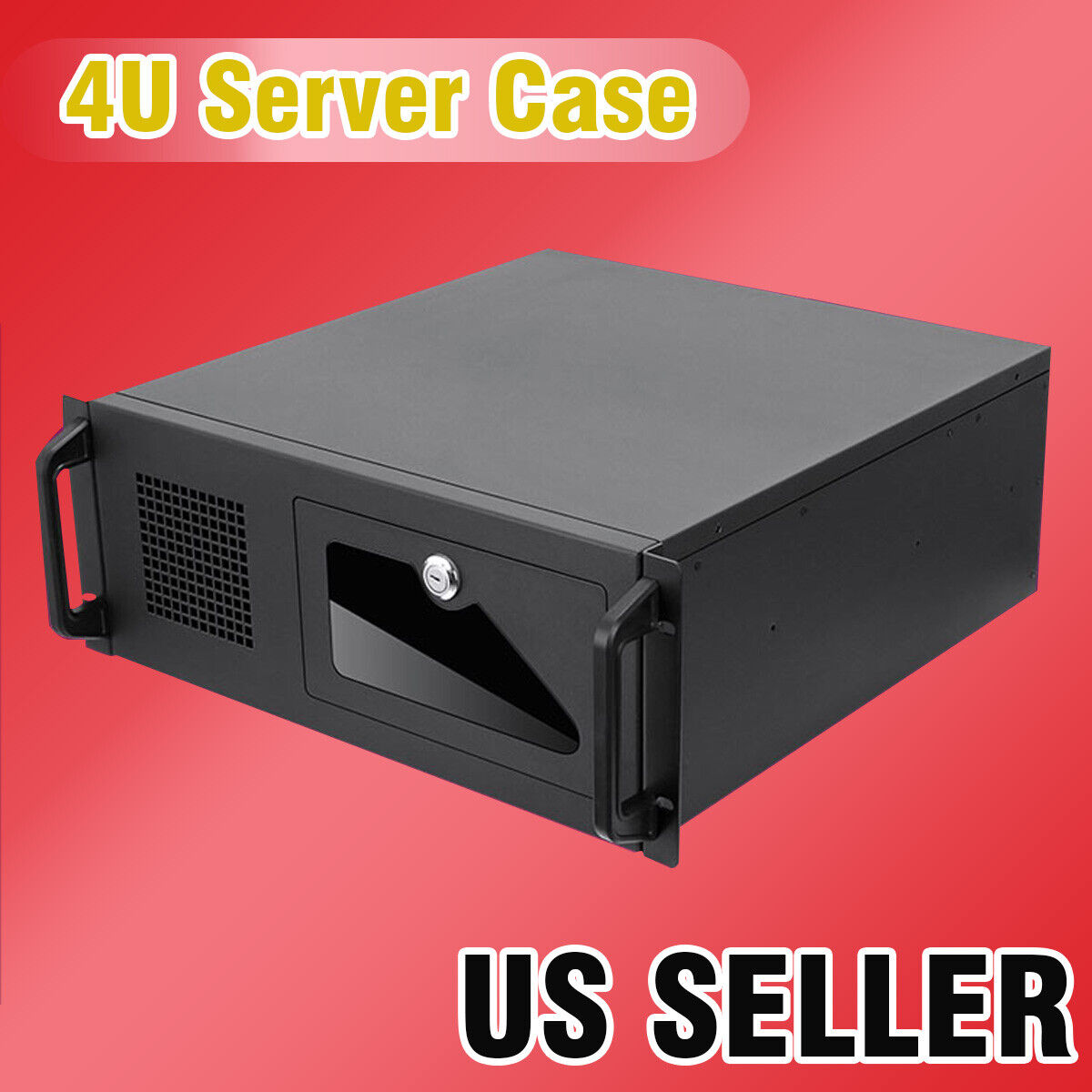 US Seller 4U Rack mount Industrial  Server/Computer  Case with Fan