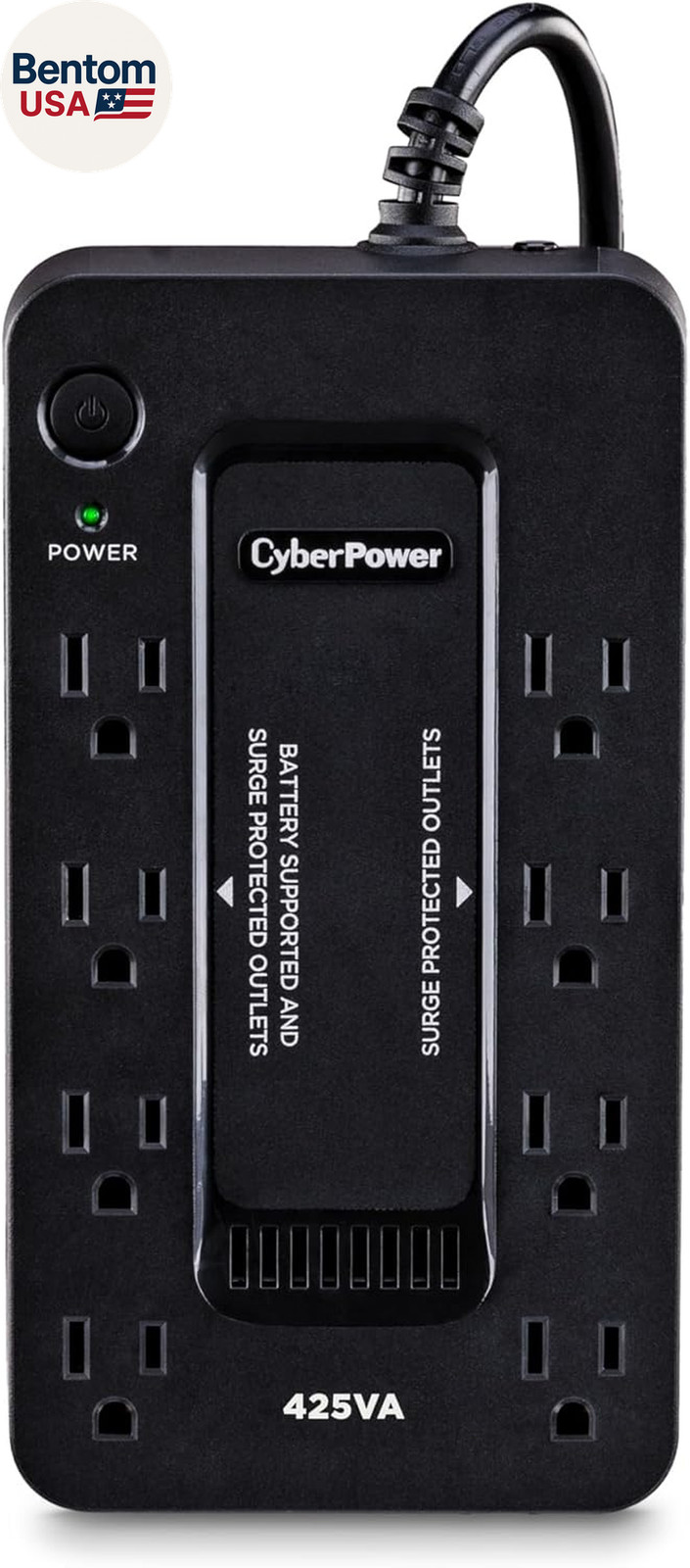 Cyberpower ST425 Standby UPS Battery Backup and Surge Protector, 425VA/260W, 8 O