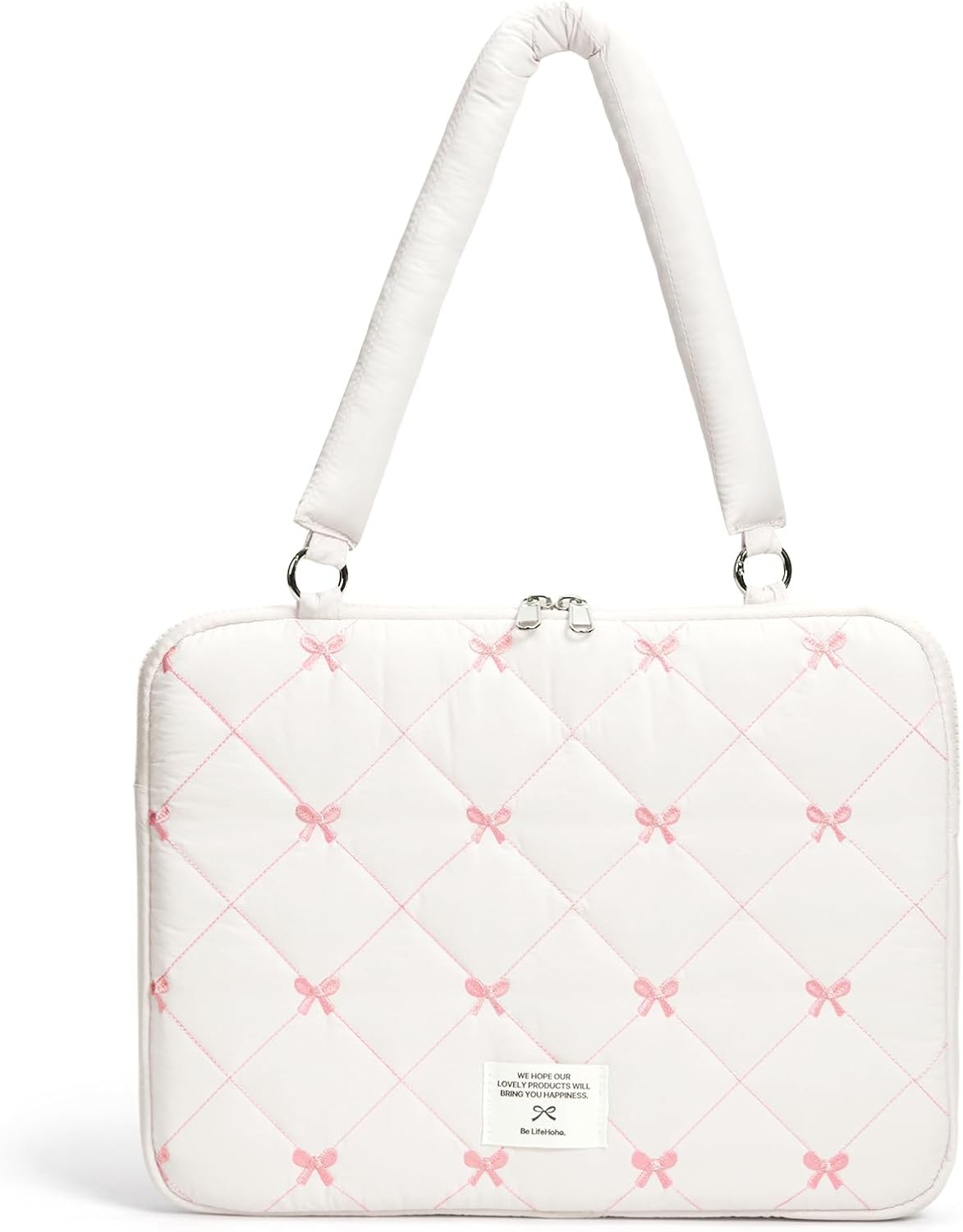 Cute Bow Laptop Case Coquette 13-15 Inch Puffy Laptop Sleeve Accessories Aesthet