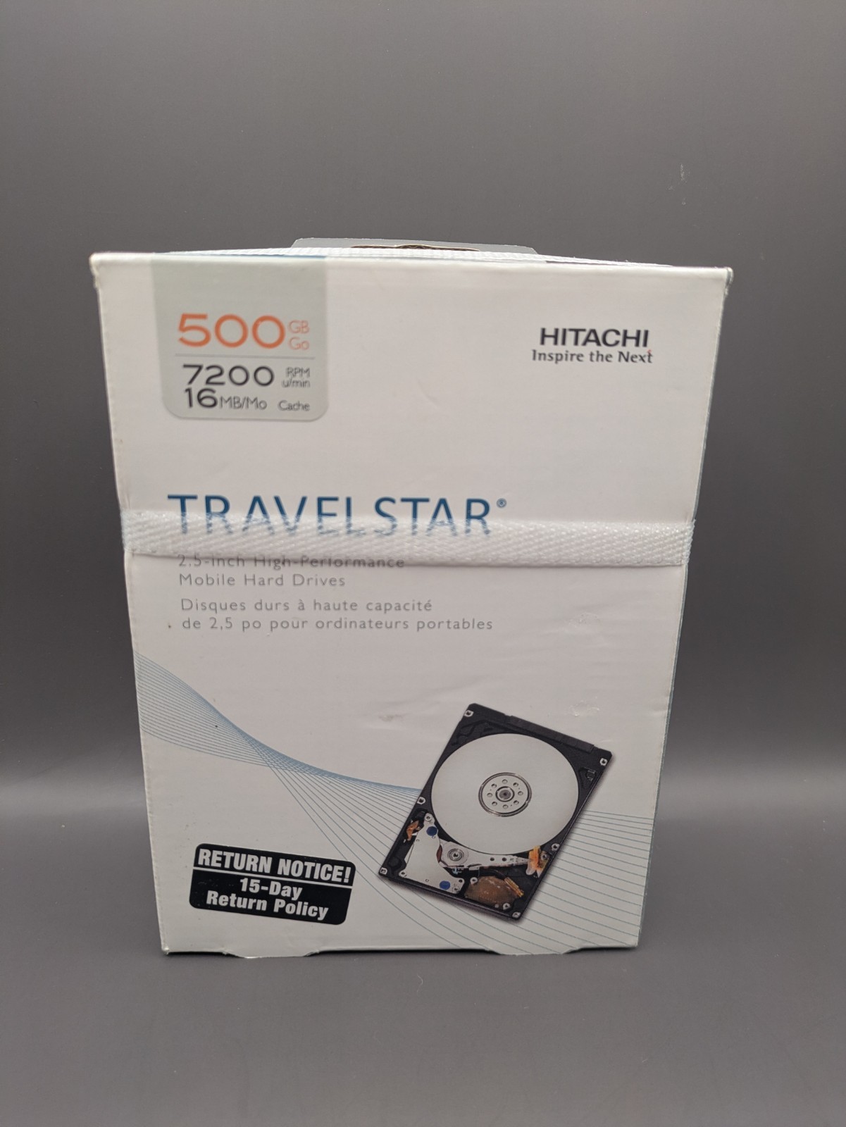 Hitachi 2.5" Travelstar 0S02858 500GB 7200 RPM 16MB Cache Mobile Hard Drive NEW