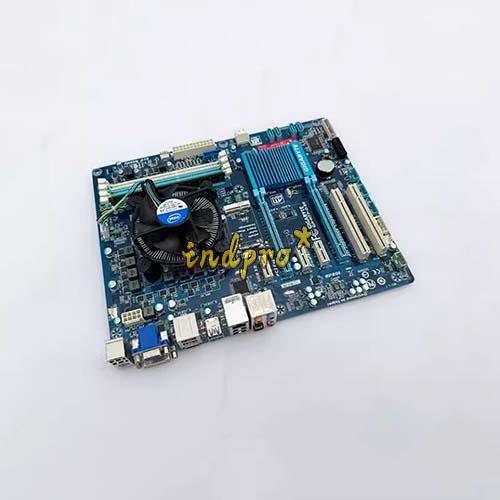 1PCS Used GA-H77-D3H Motherboard & CPU Fan Tested