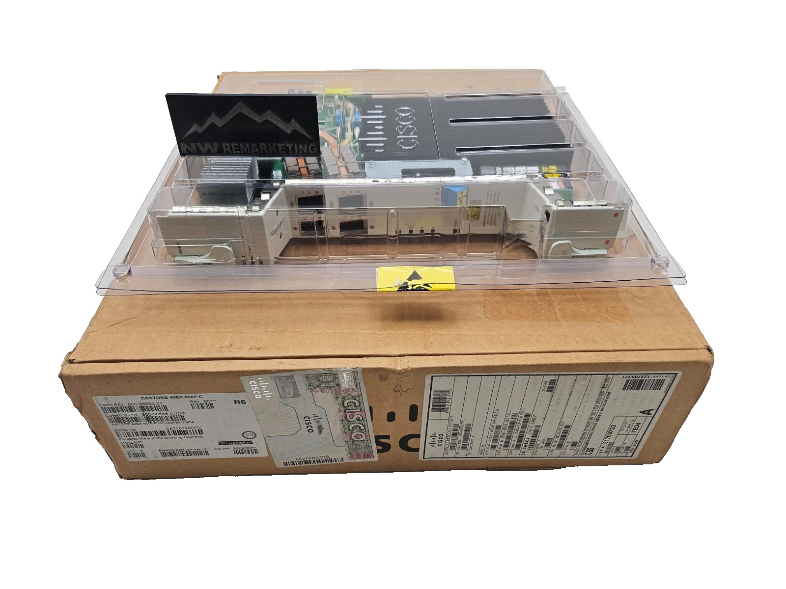 Cisco 15454-40EX-MXP-C 4x10GE/OC192/STM64/OTU2 Muxponder CP-DQPSK Extended Perf