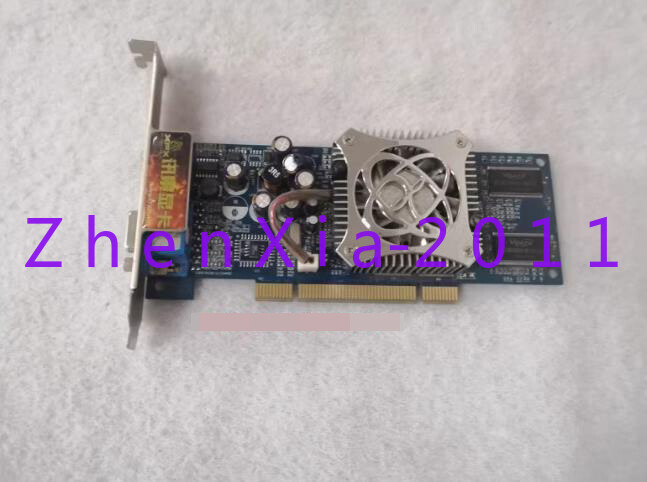 1PC Used AGP video card GF FX5200 128MB