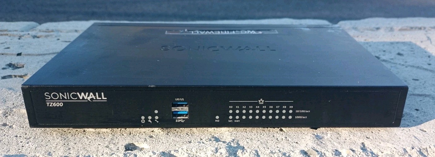 Dell SonicWALL TZ600 Firewall Security Appliance APL30-0B8 TESTED WORKING