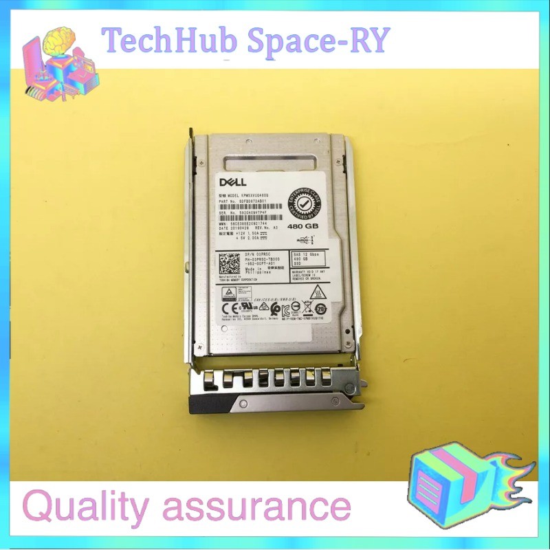 3PR5C 03PR5C Dell 480GB 12Gbps SAS Mix Use 2.5'' SSD 14/15/16G KIT New