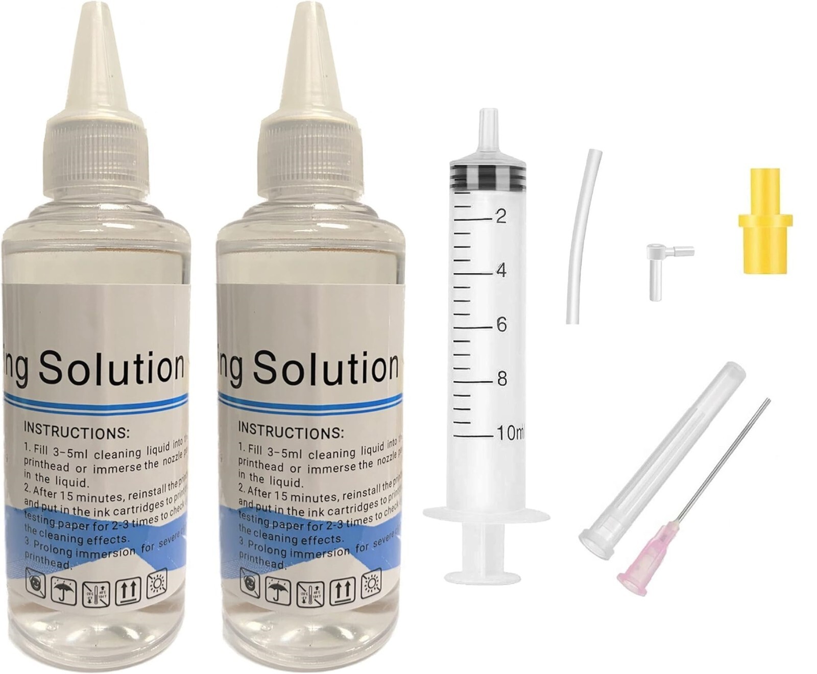 Epson Printer Cleaning Kit Unblock Print Head Nozzles Cleaner Flush - 200ml