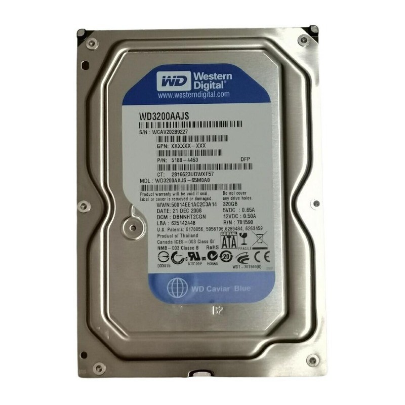 WD3200AAJS Original 320GB 7200RPM SATA 3.5" Desktop HDD Hard Disk Drive New