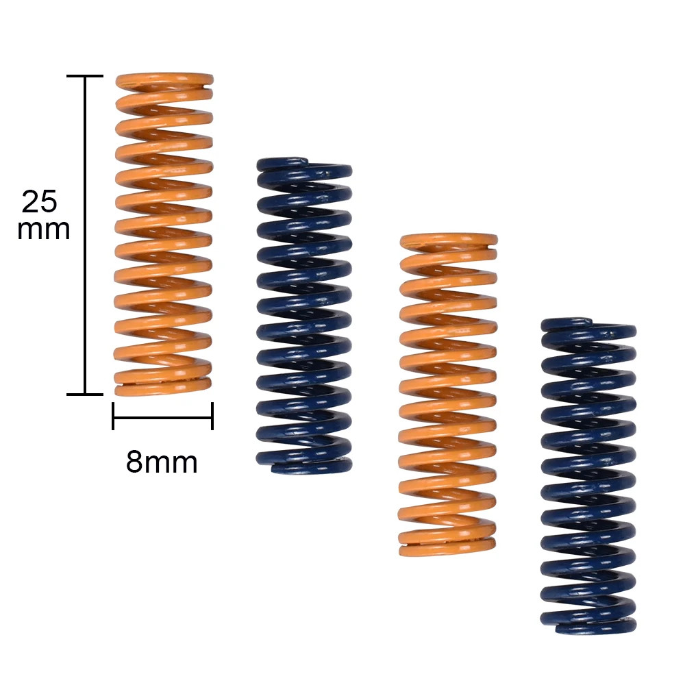10Pcs 3D Printer Parts Spring for Heated Bed MK3 CR-10 Hotbed Imported Length 25