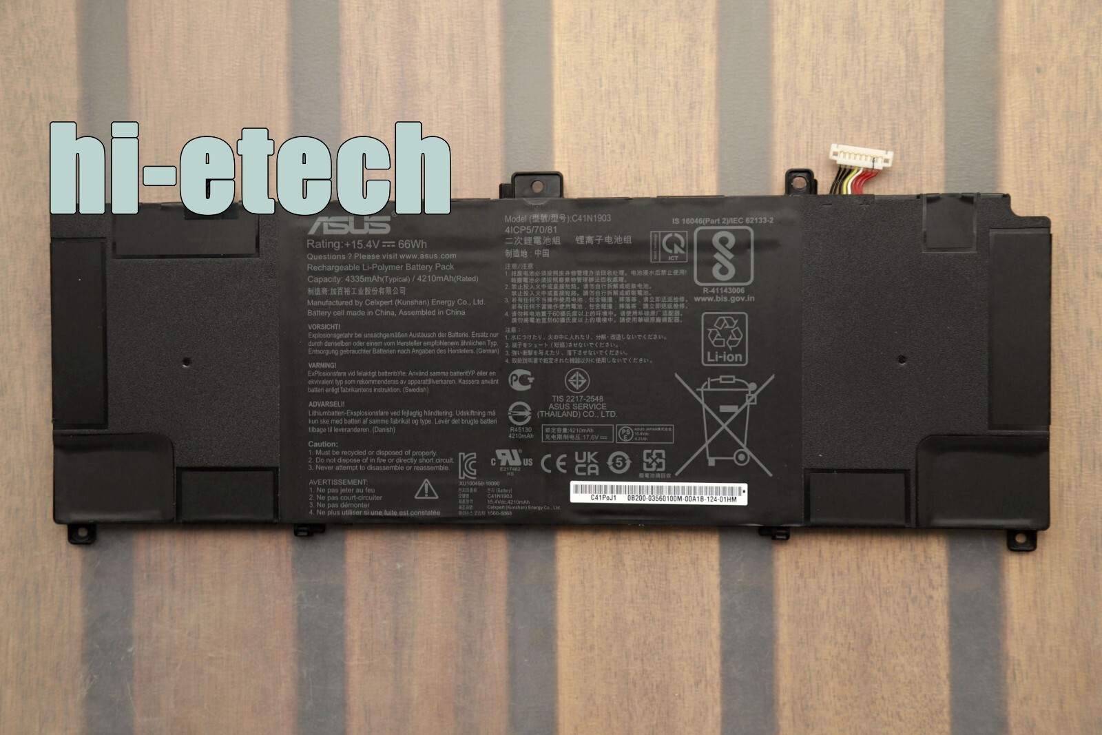 Genuine C41N1903 Battery for ASUS ExpertBook B9 B5302 B3302CE B9450FA B9400CEA