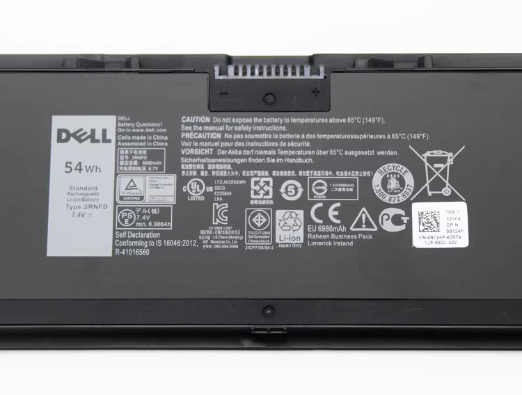 Geniune 3RNFD 54WH 7.4V Battery For DELL Latitude 14 E7440 E7450 Series 34GKR