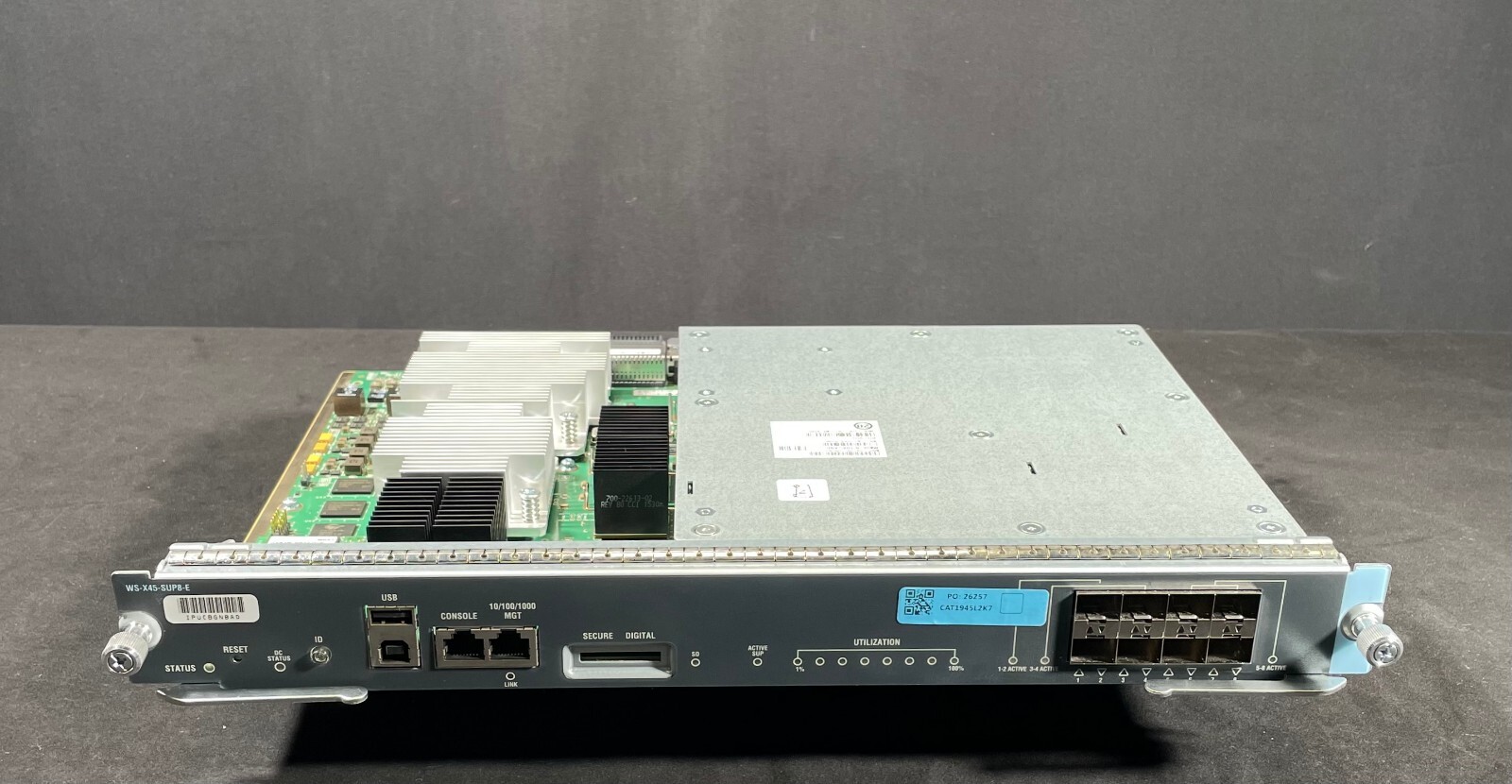 Cisco Catalyst 4500E WS-X45-SUP8-E Supervisor Engine Module -Same Day Shipping