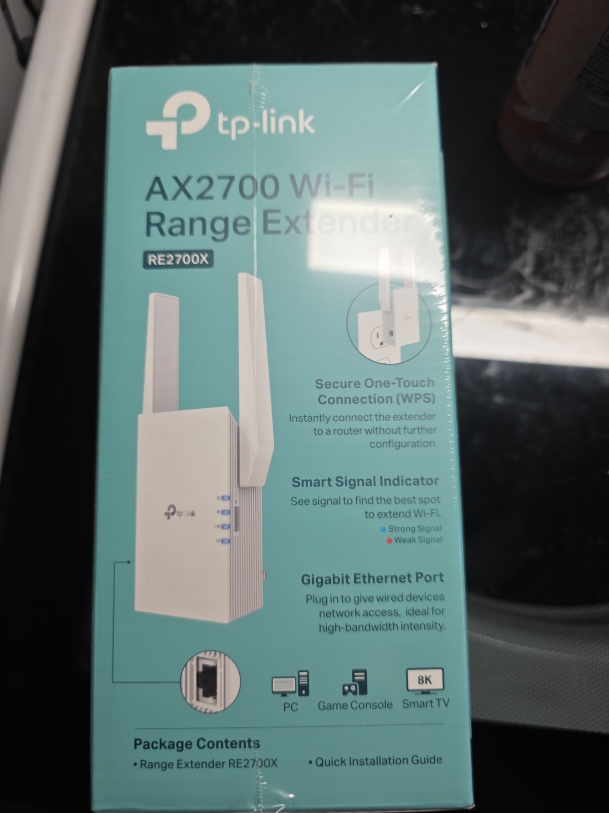 TP-Link RE2700X AX2700 Wi-Fi 6 Dual-Band, Range Extender with Fast 2.7 Gbps. 