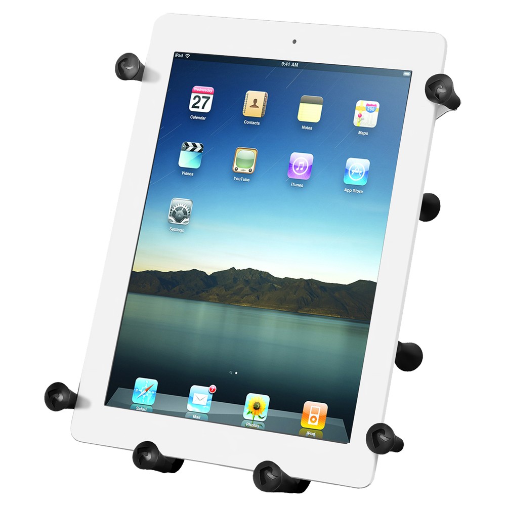 RAM Mount Universal X-Grip III Large Tablet Holder - Fits New iPad RAM-HOL-UN9U
