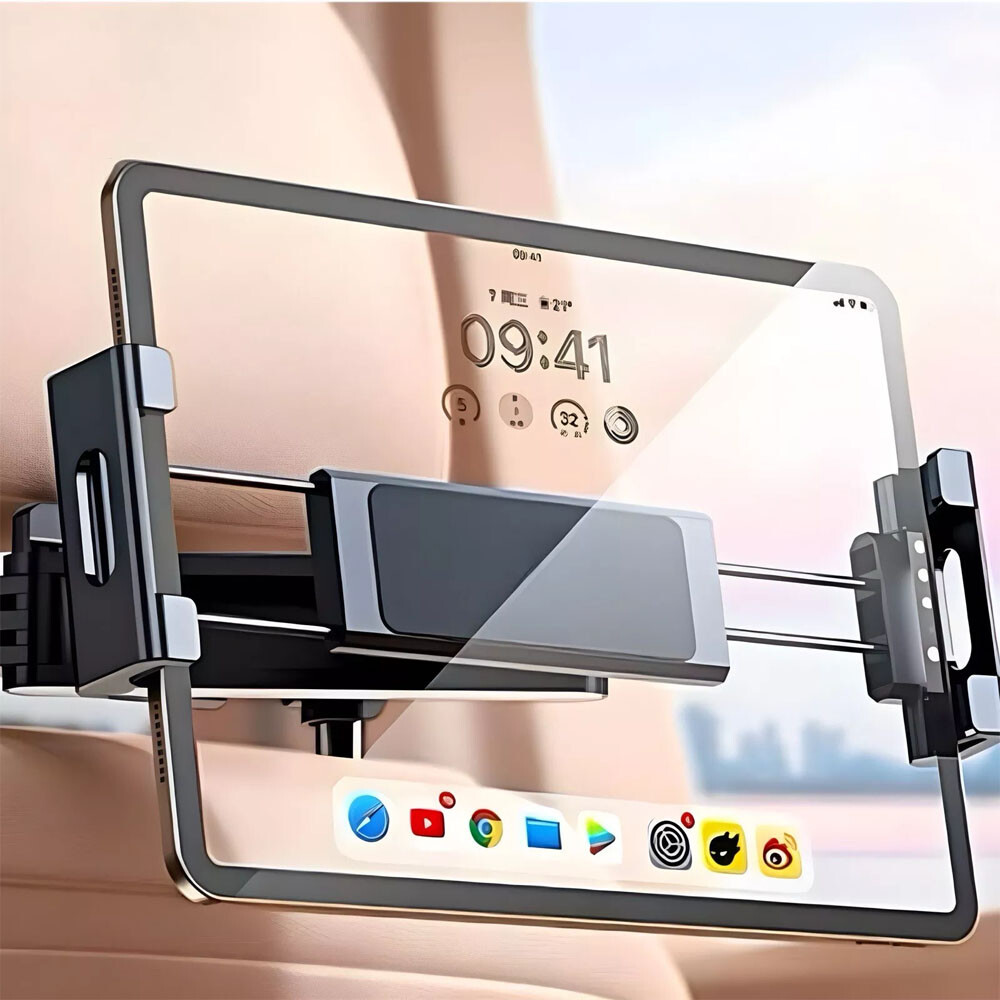 360° Car Back Seat Headrest Mount Tablet Phone Holder for 5.5-10.2” iPad Samsung