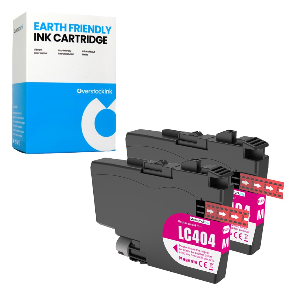 2PK OSI Compatible LC404M Ink Cartridges fits Brother DCP-J1200W MFC-J1205W XL