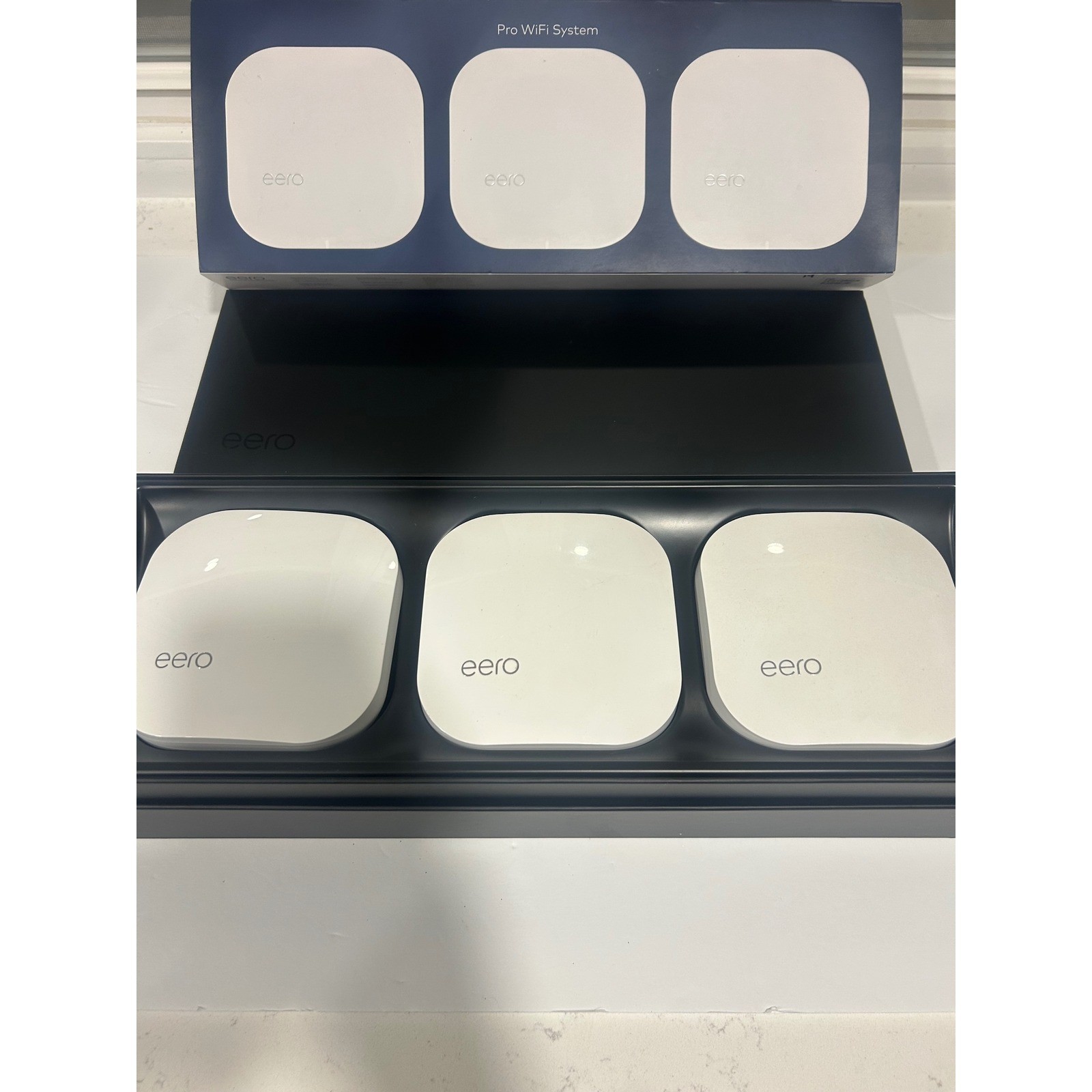 eero Pro 1st Generation Mesh WiFi System 3 Pack White B010001