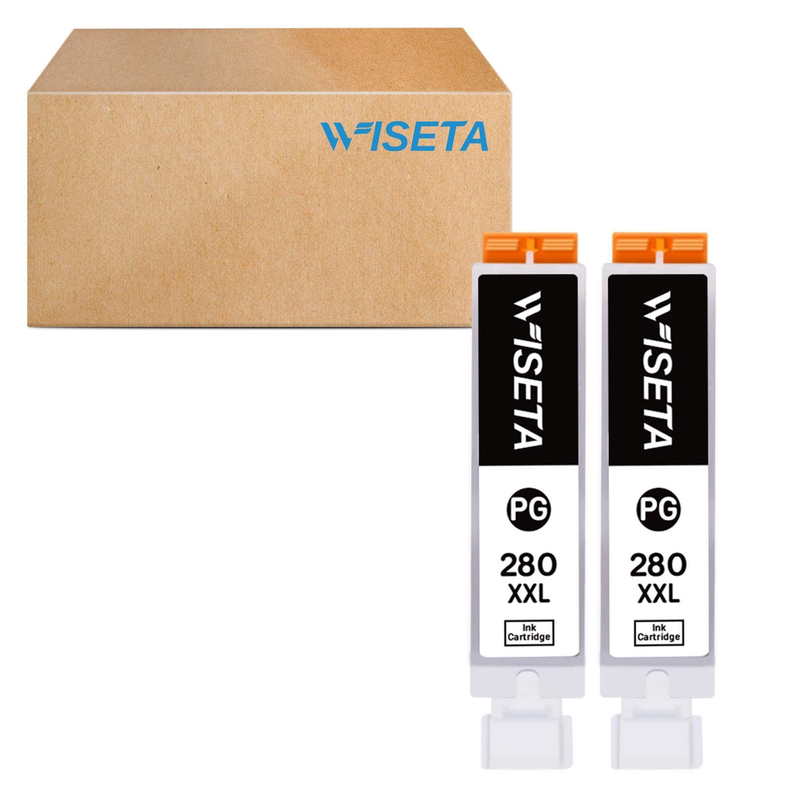2 Pack Compatible PGI-280XXL PGBK Black Ink Replacement for 280 PIXMA Printer