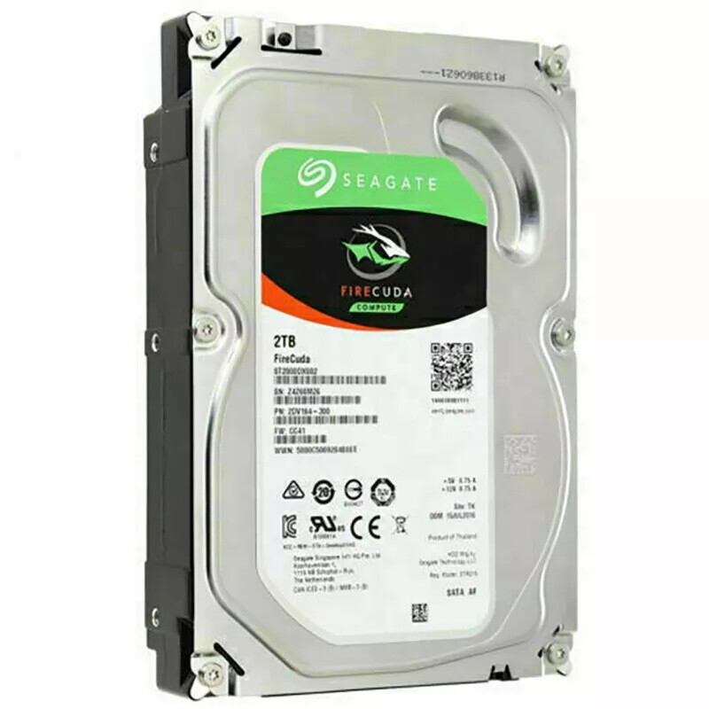 Seagate ST2000DX002 FireCuda Internal 2TB 3.5"SSHD (Solid State Hybrid Drive)