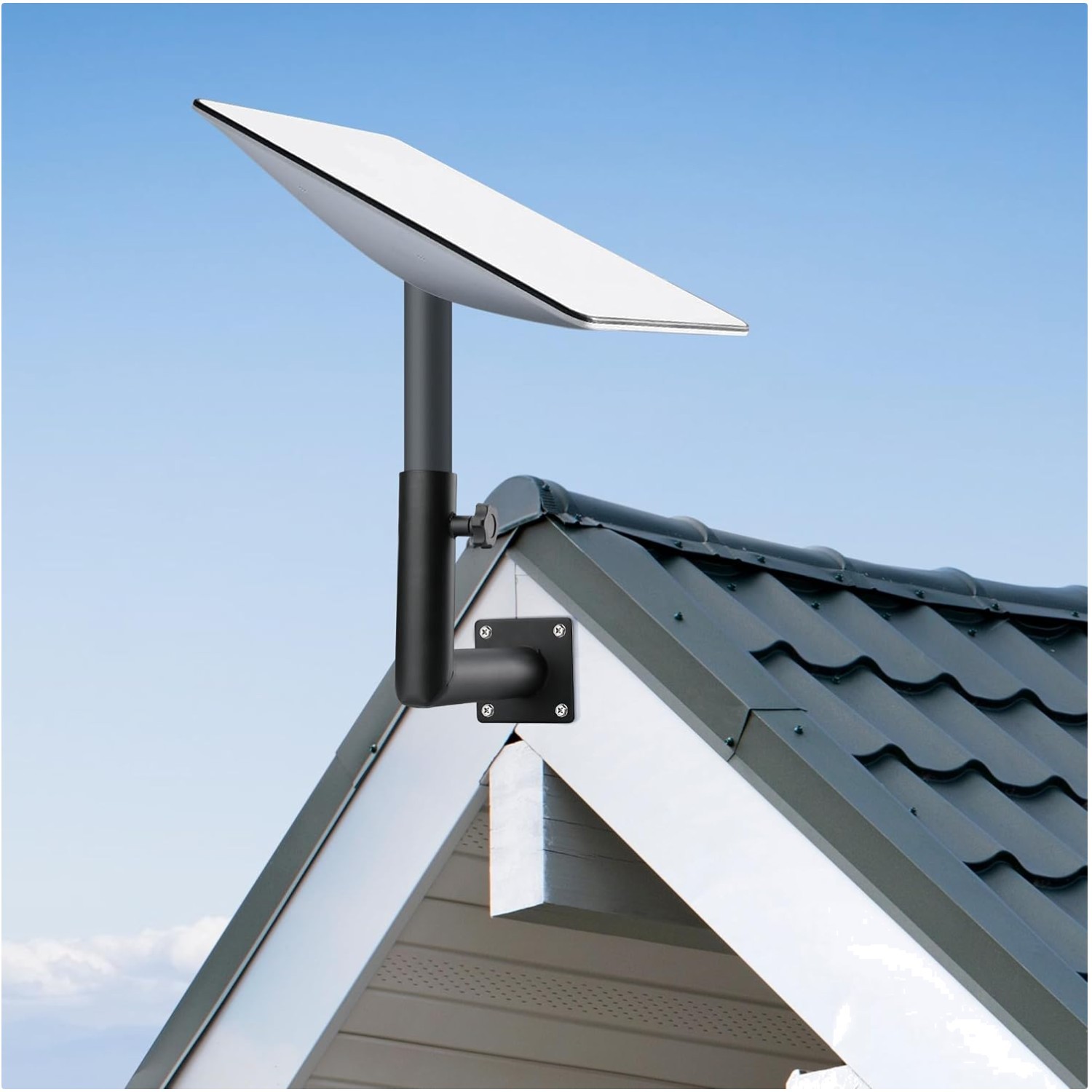 Versatile Starlink Short Wall Mount - Complete Installation Kit for V2 Dishes