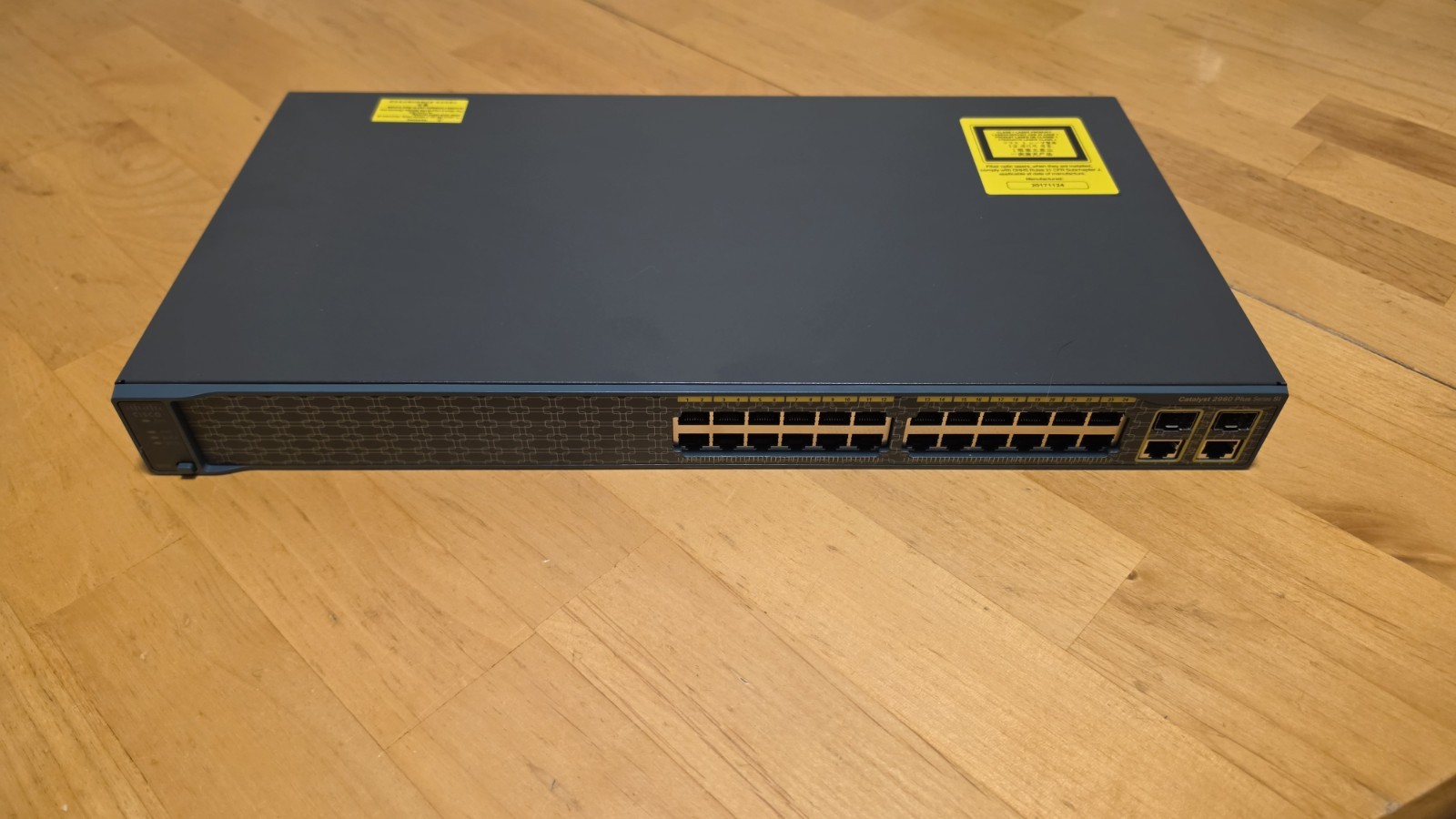 Cisco Catalyst 2960 Plus SI WS-C2960+24TC-S 24-Port Gigabit L2 Managed Switch