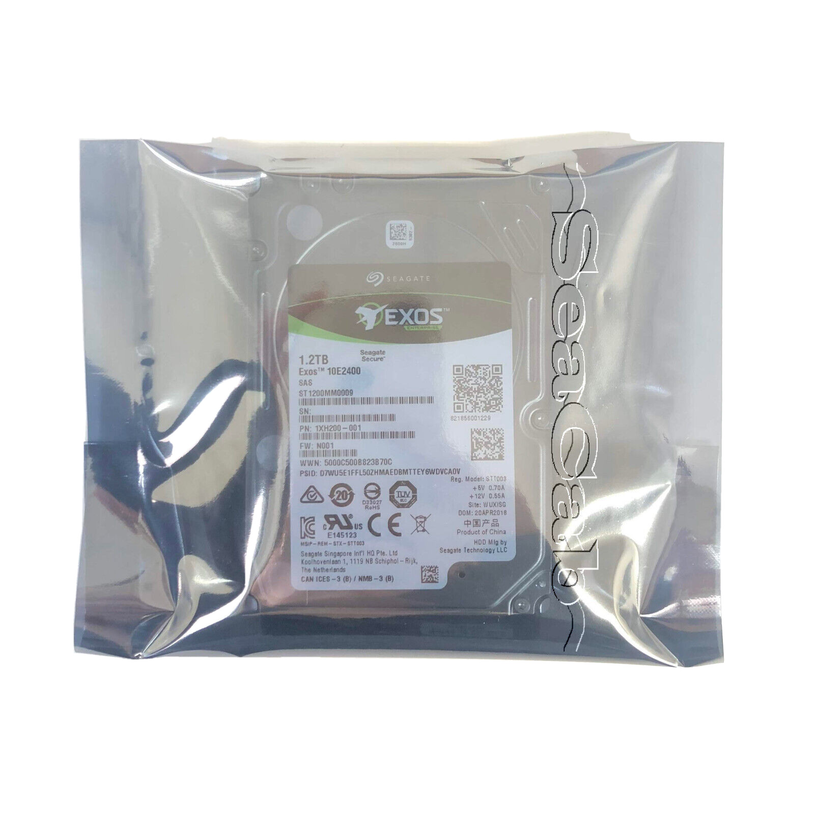 Brand New ST1200MM0009 - Seagate Exos 1.2TB 10K 2.5" 12Gbps SAS Hard Drive