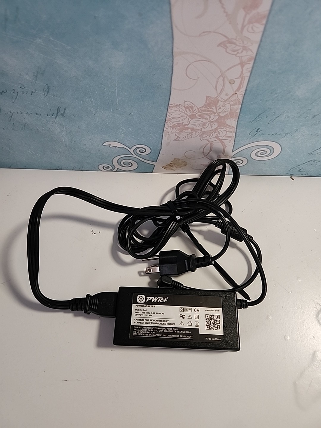 PWR+ SA8 Power Supply Adapter Charger for PC Laptop Notebook 19V 65W 3mm Gateway