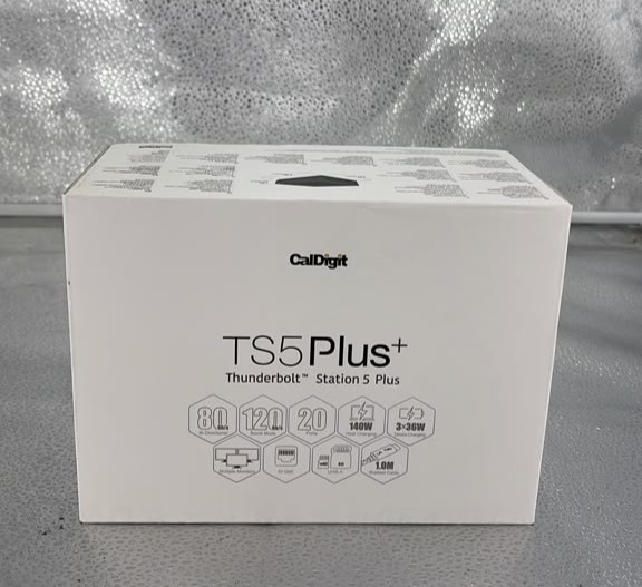 CalDigit TS5 Plus Thunderbolt 5 Dock 15-Port USB-C 10GbE DisplayPort 2.1 140W PD