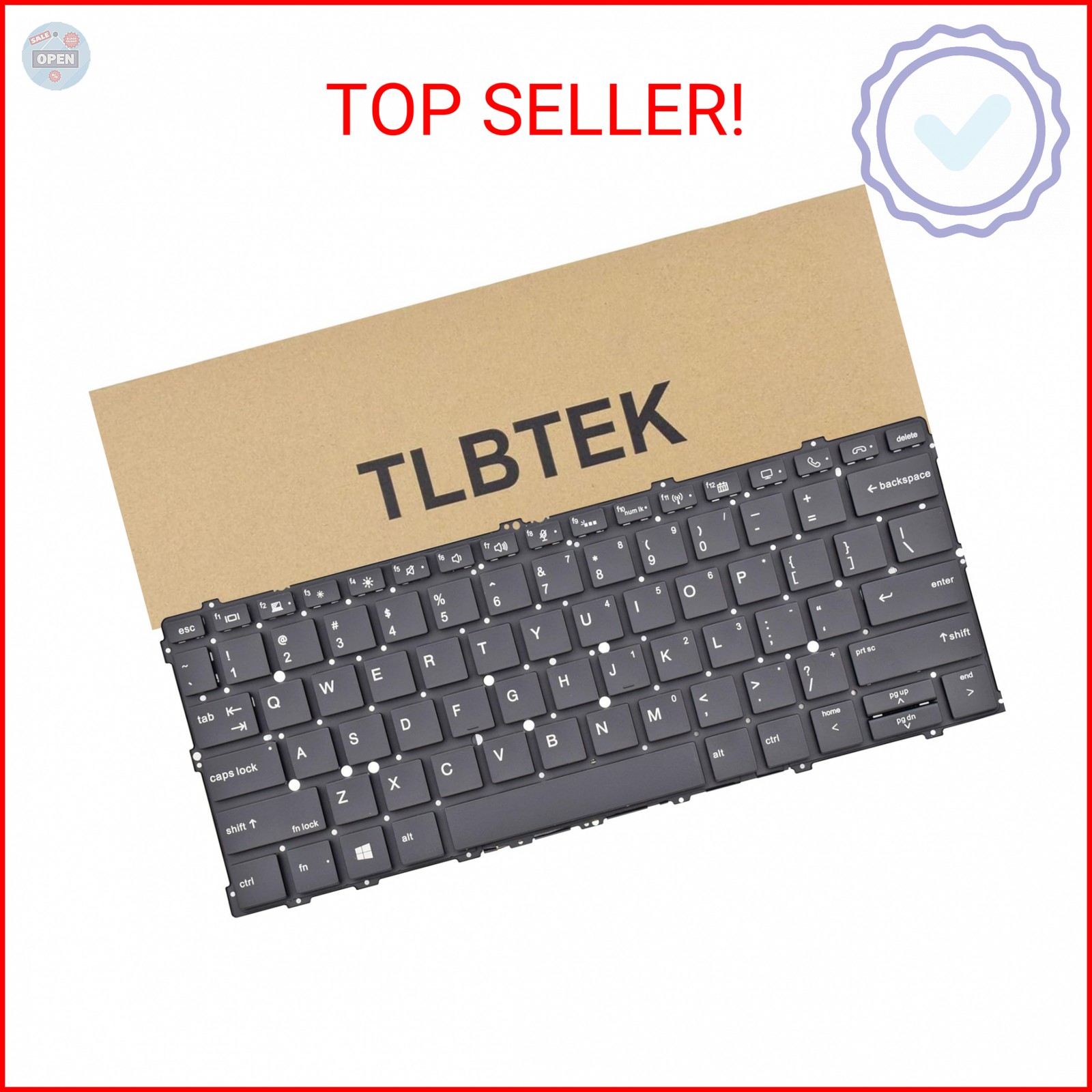 TLBTEK Backlight Keyboard Replacement Compatible with HP EliteBook X360 1020 G2