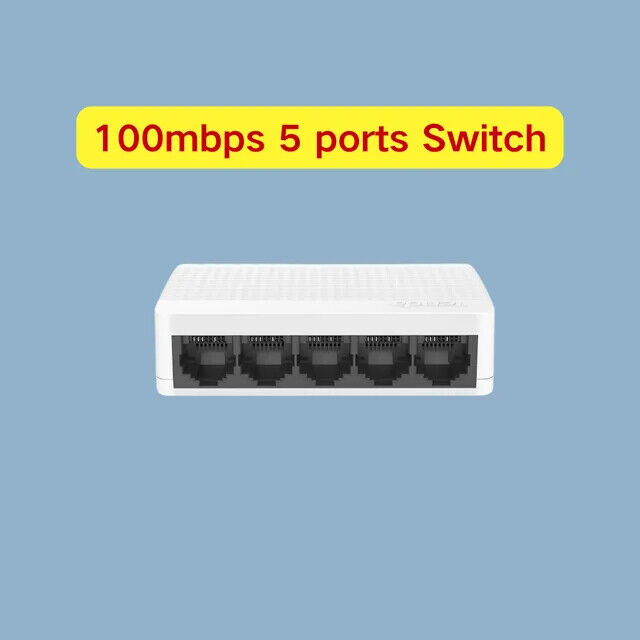 Tenda 5/8 Ports Gigabit Desktop Switch Ethernet Ethernet Network 100/1000Mbps
