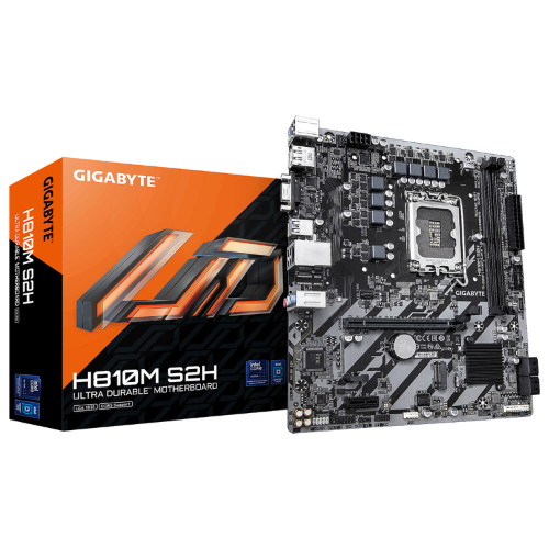 Gigabyte H810M S2H Motherboard 1851 DDR5 Micro ATX HDMI SATA3 M.2 PCIe