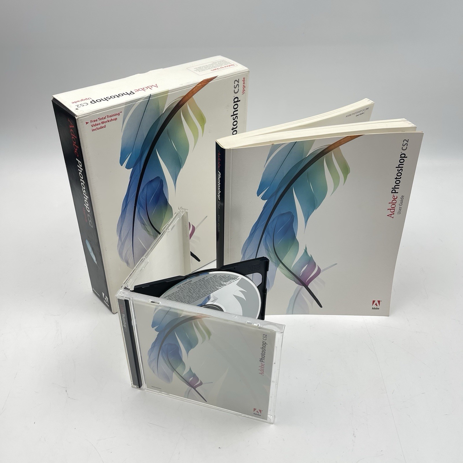 Adobe Photoshop CS2 Software for Windows UPGRADE Only - Manual & Training Videos