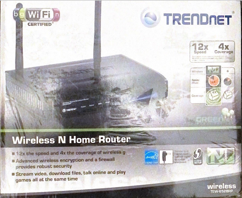 TRENDnet TEW-652BRP 300 Mbps 4-Port 10/100 Wireless N Router