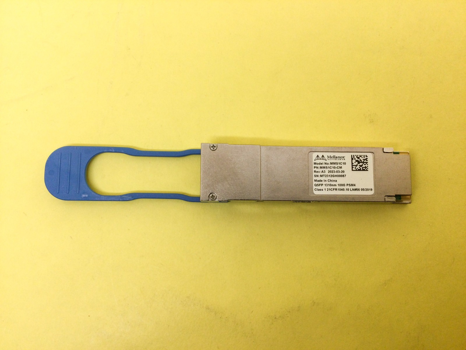 Mellanox MMS1C10-CM QSFP 1310nm 100G PSM4 Transceiver Module