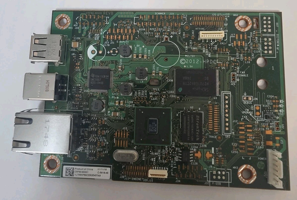 GENUINE HP C5F93-60001 Formatter Main Control Logic Board for LaserJet M402 M403