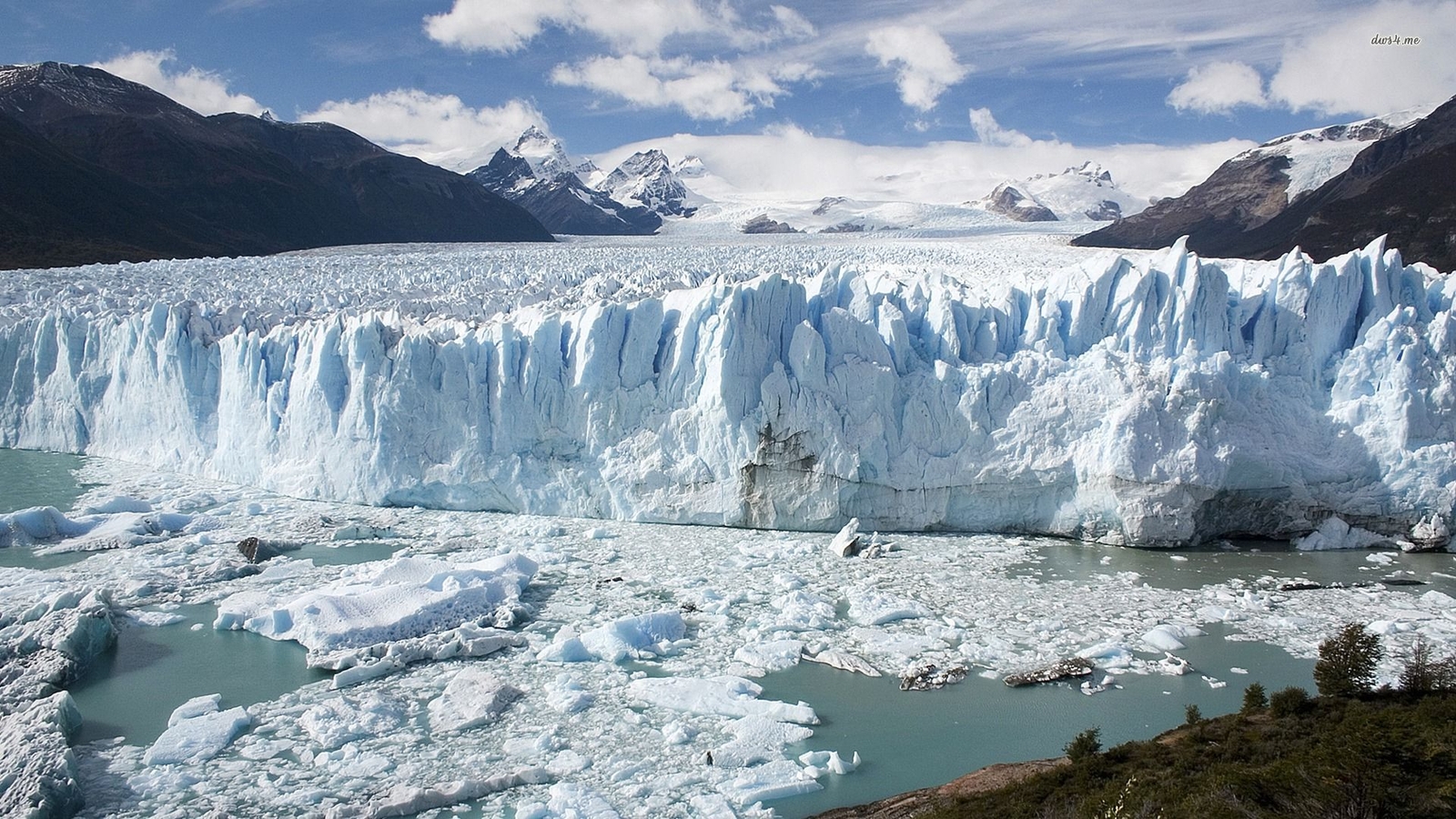 Landscape perito moreno glacier patagonia Custom Gaming Mat Desk
